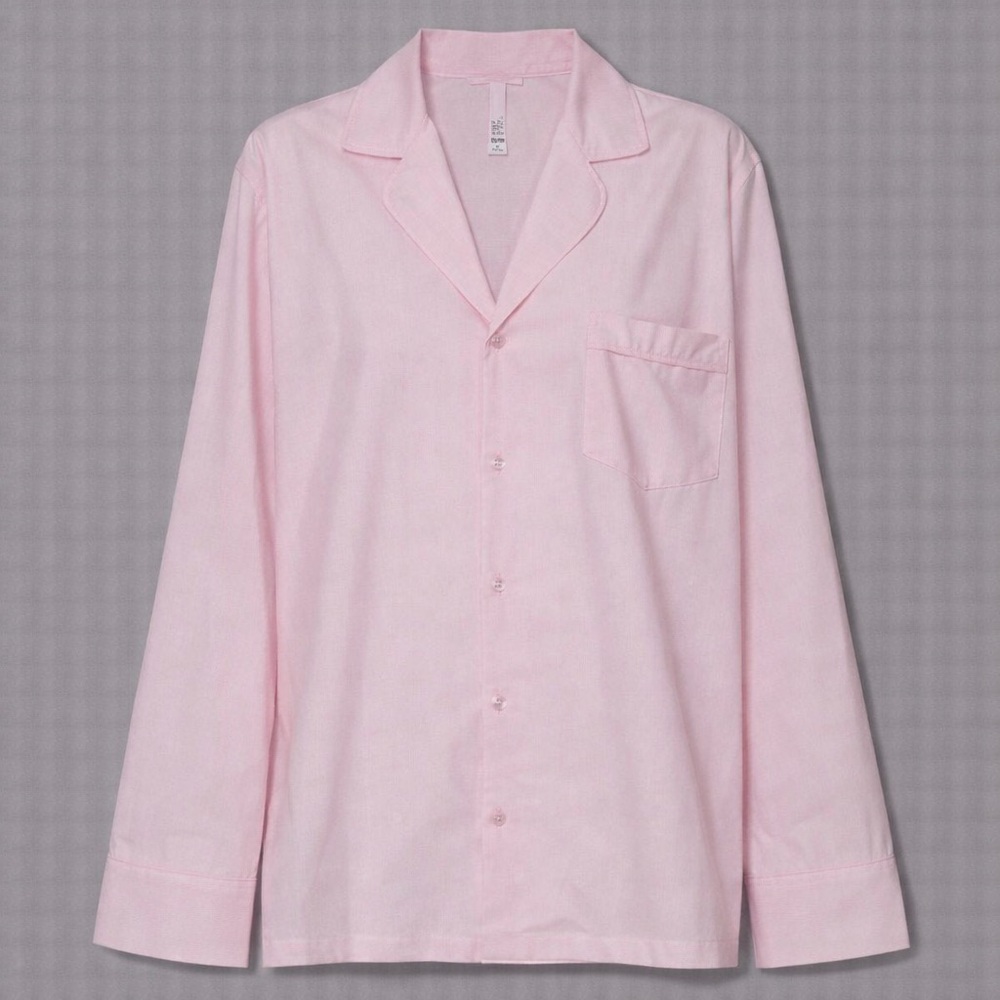SKIMS unisex poplin sleep top